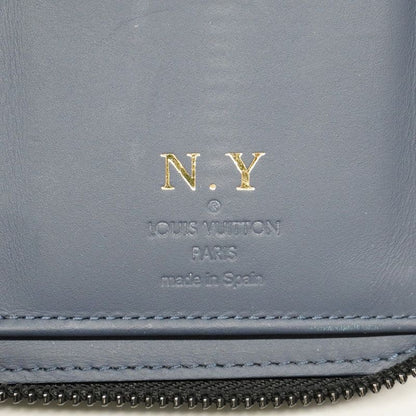 Louis Vuitton Long Wallet Monogram Shadow Zippy Wallet Vertical M80423 Navy