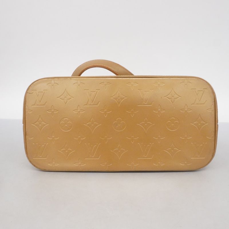 Louis Vuitton Tote Bag Monogram Matte Stockton M55117 Ambre Ladies
