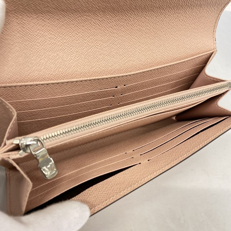 Louis Vuitton Epi Portefeuille Sarah M61216 Rose Ballerine Women's Long Wallet