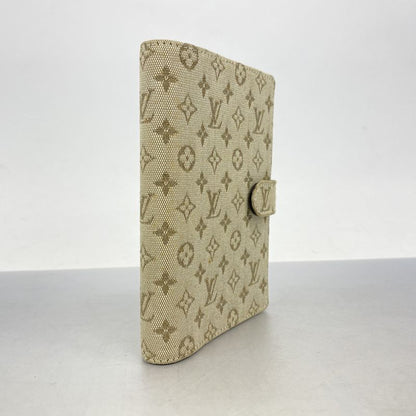 Louis Vuitton Notebook Cabas Monogram Mini Agenda PM R20911 Khaki Women's