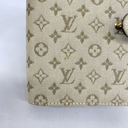 Louis Vuitton Notebook Cabas Monogram Mini Agenda PM R20911 Khaki Women's