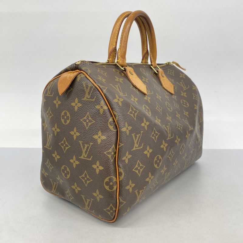 Louis Vuitton Handbag Monogram Speedy 30 M41108 Brown Ladies