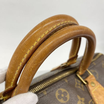 Louis Vuitton Handbag Monogram Speedy 30 M41108 Brown Ladies