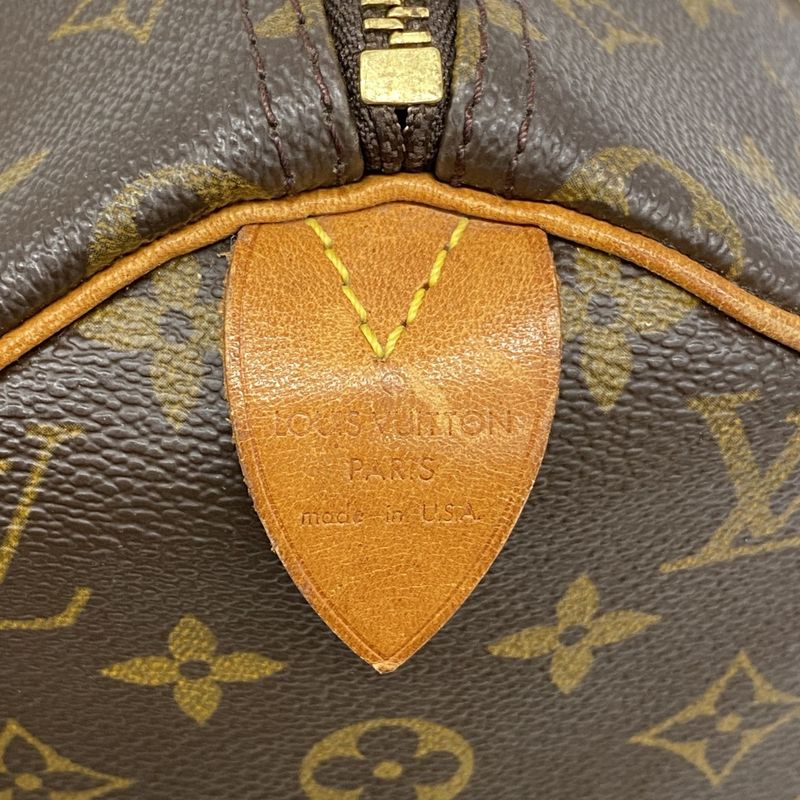 Louis Vuitton Handbag Monogram Speedy 30 M41108 Brown Ladies