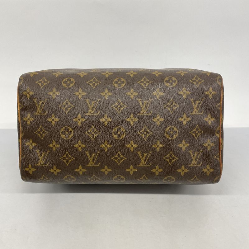 Louis Vuitton Handbag Monogram Speedy 30 M41108 Brown Ladies