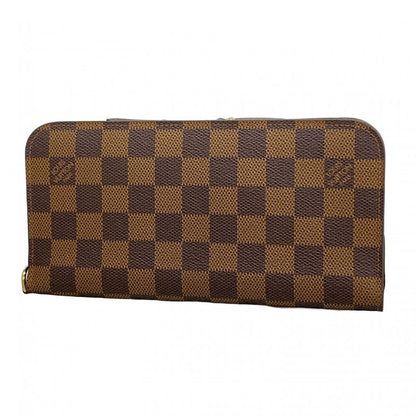 Louis Vuitton Long Wallet Damier Portefeuille Antholite N63071 Ebène Men Women