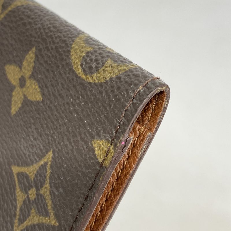 Louis Vuitton Card Case Monogram Porte 2 Carte Vertical M60533 Brown Men Women