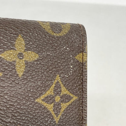 Louis Vuitton Card Case Monogram Porte 2 Carte Vertical M60533 Brown Men Women