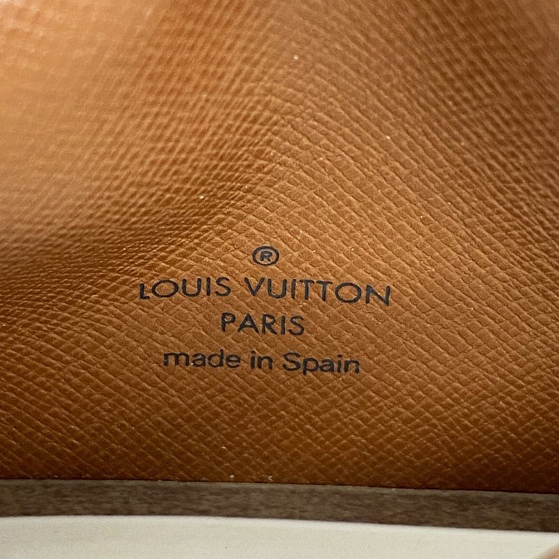 Louis Vuitton Card Case Monogram Porte 2 Carte Vertical M60533 Brown Men Women