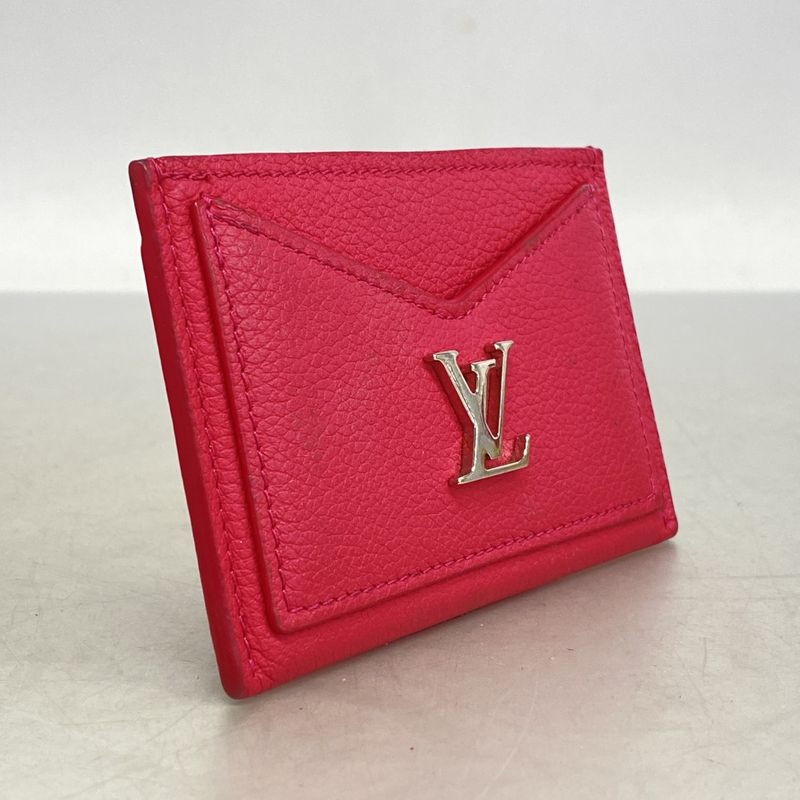 Louis Vuitton Card Case Porte Cult Lock Me M68555 Hot Pin Cles Deuce