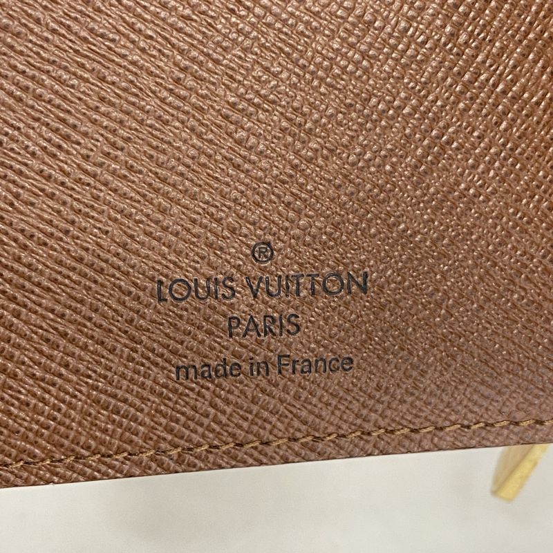 Louis Vuitton Trifold Wallet Monogram Portefeuille Joy M60211 Brown Ladies