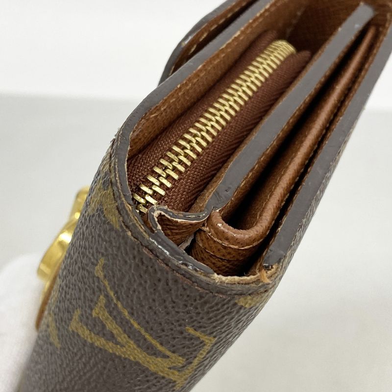 Louis Vuitton Trifold Wallet Monogram Portefeuille Joy M60211 Brown Ladies