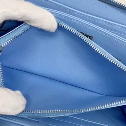 Louis Vuitton Long Wallet Monogram Serti Zippy Wallet M64604 Light Blue/beigemen