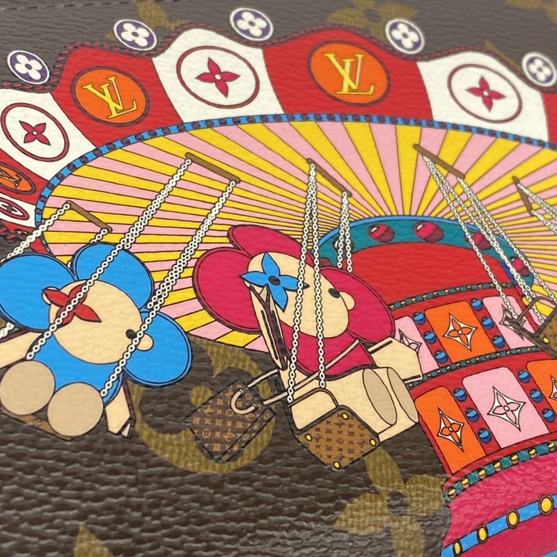 Louis Vuitton Long Wallet Monogram Vivienne Zippy Wallet M69753 Brown Multicolor