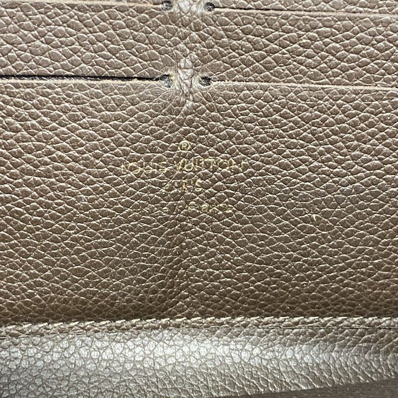 Louis Vuitton Long Wallet Monogram-empreinte Zippy Wallet M60548 Taille Women