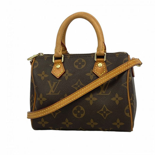 Louis Vuitton Handbag Monogram Mini Speedy M41534 Brown 2way Bag Ladies