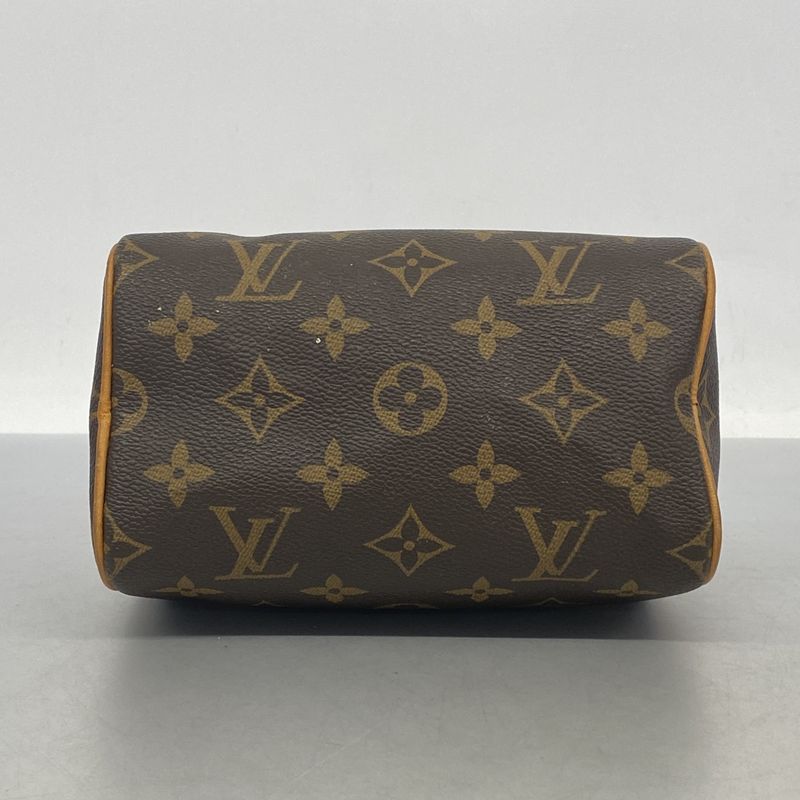 Louis Vuitton Handbag Monogram Mini Speedy M41534 Brown 2way Bag Ladies