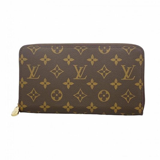 Louis Vuitton Long Wallet Monogram Zippy Organizer M62581 Brown Men's