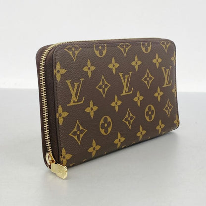 Louis Vuitton Long Wallet Monogram Zippy Organizer M62581 Brown Men's