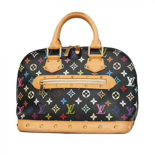 Louis Vuitton Monogram Multicolor Alma PM M40444 Noir Black Women