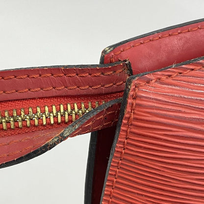 Louis Vuitton Shoulder Bag Epi Saint Jacques Shopping M52267 Castilian Red Women