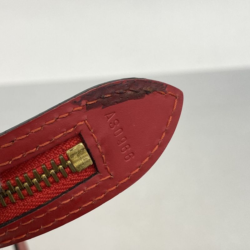 Louis Vuitton Shoulder Bag Epi Saint Jacques Shopping M52267 Castilian Red Women