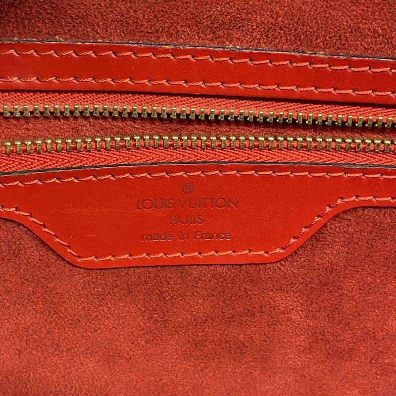 Louis Vuitton Shoulder Bag Epi Saint Jacques Shopping M52267 Castilian Red Women
