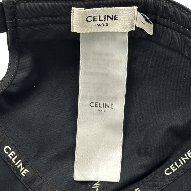 Celine Cap Women Men Brand Triomphe Canvas Black Simple Casual Unisex