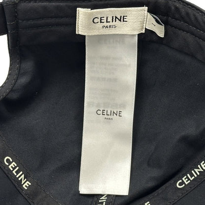 Celine Cap Women Men Brand Triomphe Canvas Black Simple Casual Unisex