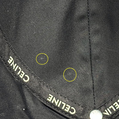 Celine Cap Women Men Brand Triomphe Canvas Black Simple Casual Unisex