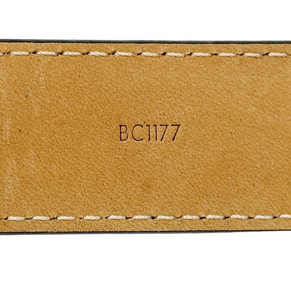 Louis Vuitton Belt Monogram Women's Brand Santure LV Initials Brown Gold M9781