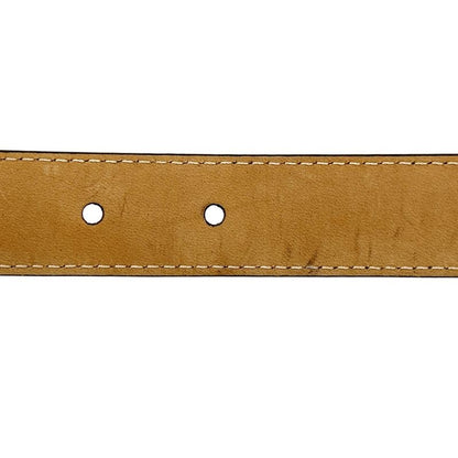 Louis Vuitton Belt Monogram Women's Brand Santure LV Initials Brown Gold M9781