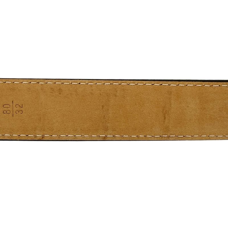 Louis Vuitton Belt Monogram Women's Brand Santure LV Initials Brown Gold M9781