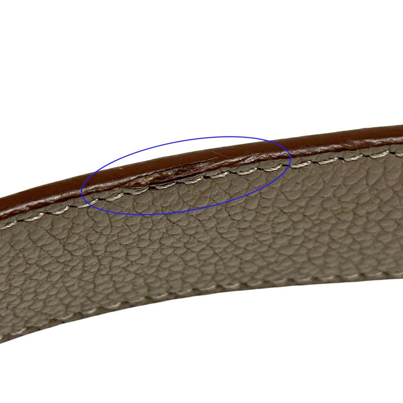 Louis Vuitton Belt Monogram Women's Brand Leather Santure LV Initials Brown