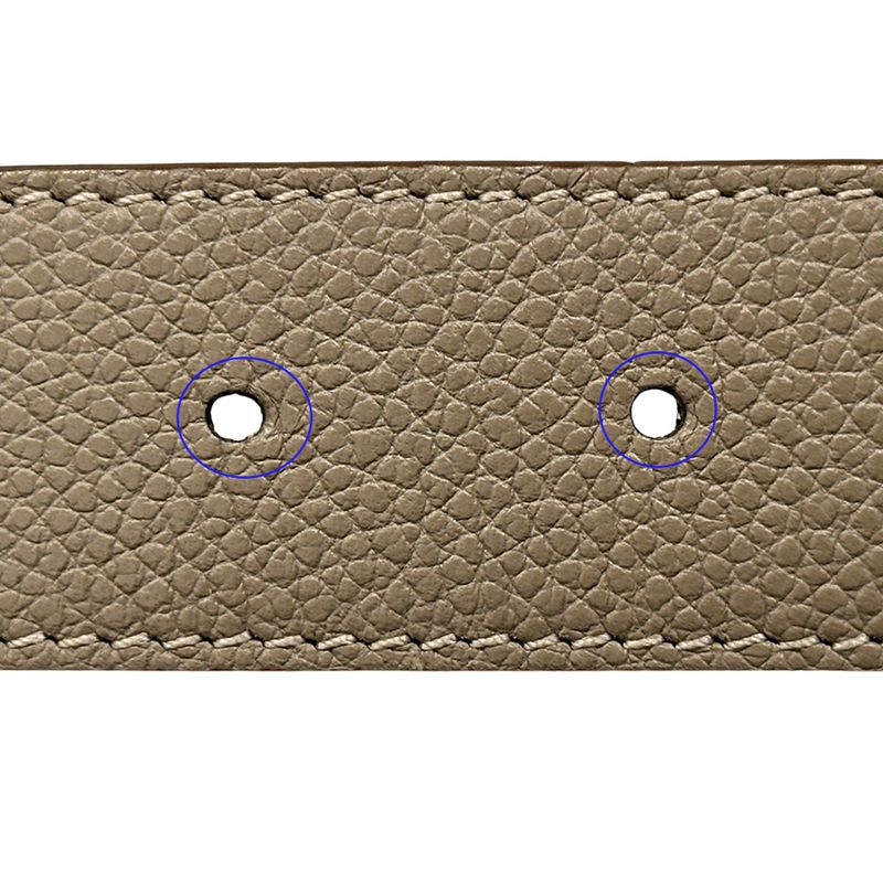 Louis Vuitton Belt Monogram Women's Brand Leather Santure LV Initials Brown