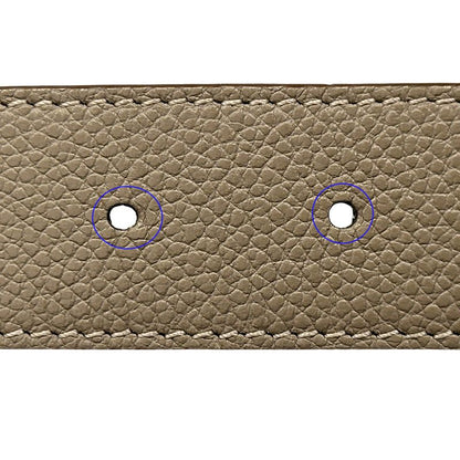 Louis Vuitton Belt Monogram Women's Brand Leather Santure LV Initials Brown