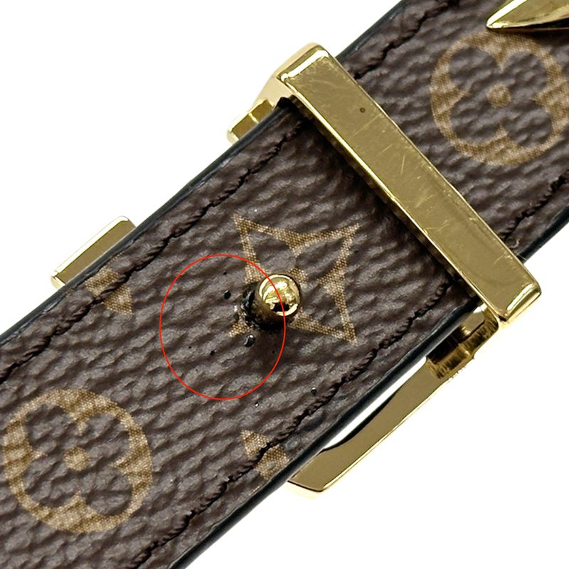Louis Vuitton Belt Monogram Women's Brand Leather Belt Pretty LV 20mm (079in)