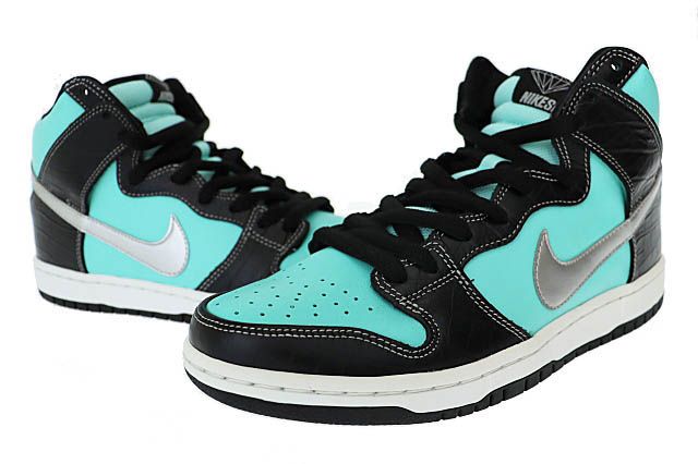 Nike SB NIKE X Diamond Supply Diamond Supply DUNK HIGH PRM Tiffany 2014 Dunk