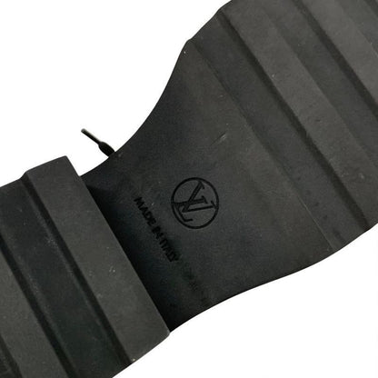 Louis Vuitton Bobur Line Loafer Leather Shoes Patent Leather Black Damier Derby