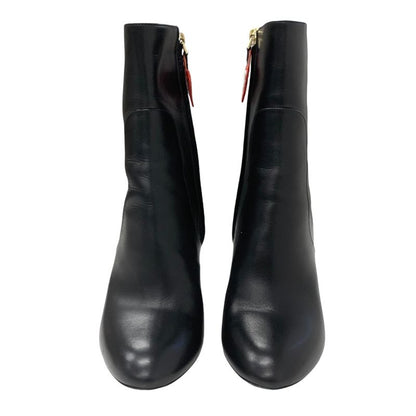 Louis Vuitton Silhouette Line Monogram Boots Short Boots Shoes Leather Black