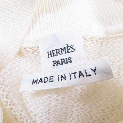 Hermes 2022 2h2652dm Cotton Polyamide Silk Blend High Neck Long Sleeves Knit