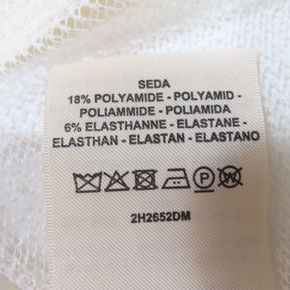 Hermes 2022 2h2652dm Cotton Polyamide Silk Blend High Neck Long Sleeves Knit