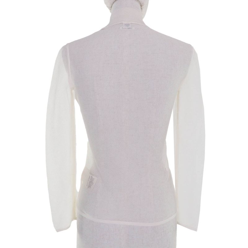 Hermes 2022 2h2652dm Cotton Polyamide Silk Blend High Neck Long Sleeves Knit