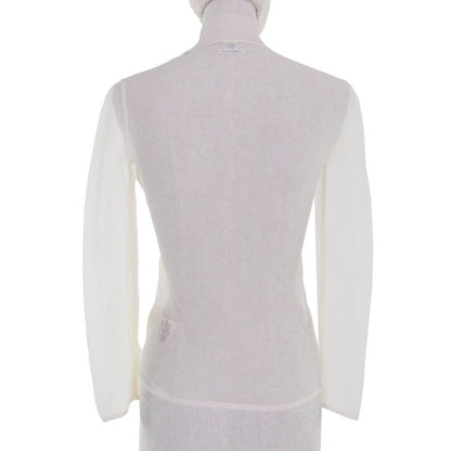 Hermes 2022 2h2652dm Cotton Polyamide Silk Blend High Neck Long Sleeves Knit