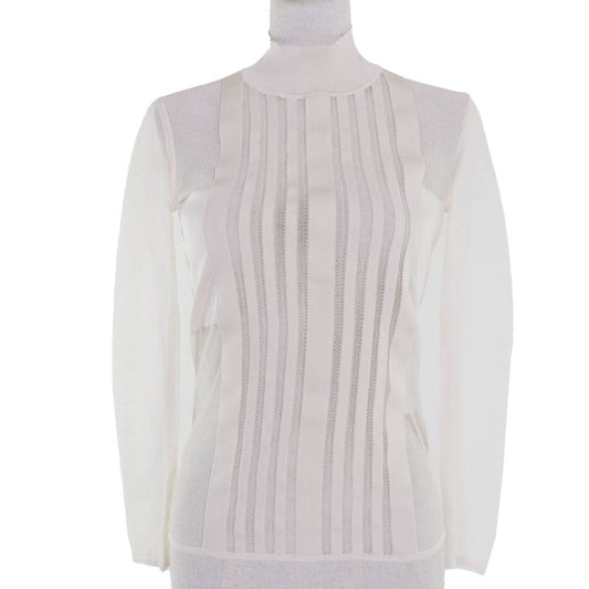 Hermes 2022 2h2652dm Cotton Polyamide Silk Blend High Neck Long Sleeves Knit