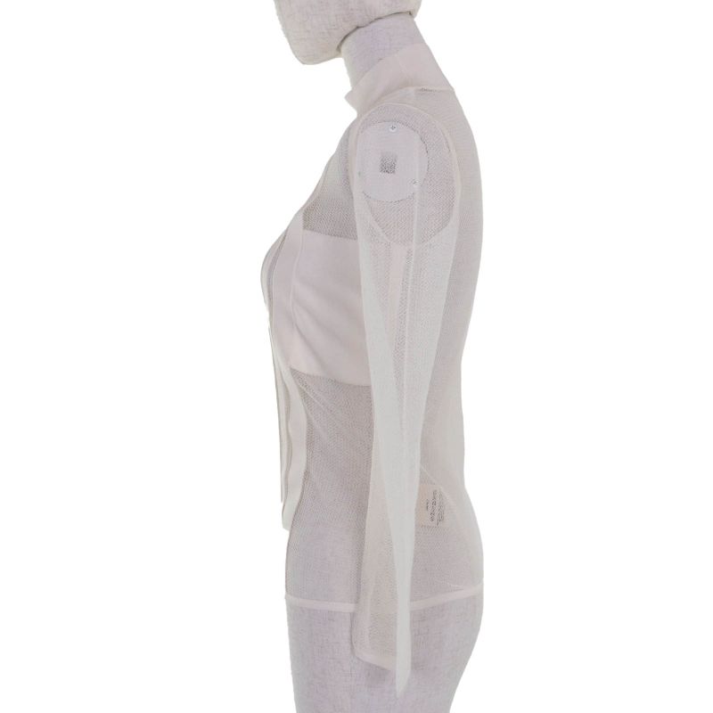 Hermes 2022 2h2652dm Cotton Polyamide Silk Blend High Neck Long Sleeves Knit