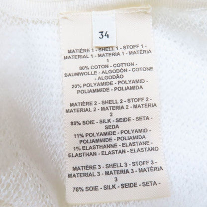 Hermes 2022 2h2652dm Cotton Polyamide Silk Blend High Neck Long Sleeves Knit