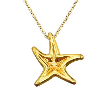 Tiffany & Co Tiffany & Co Starfish Necklace 18K Yellow Gold 3.8g Yellow Gold