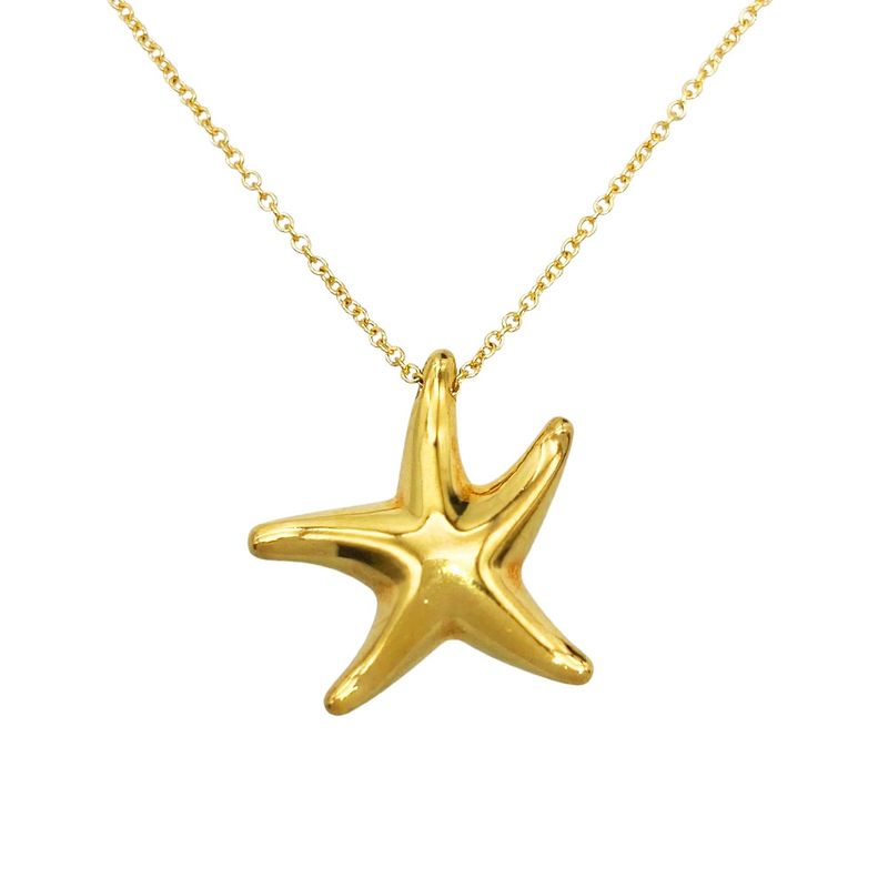 Tiffany & Co Tiffany & Co Starfish Necklace 18K Yellow Gold 3.8g Yellow Gold