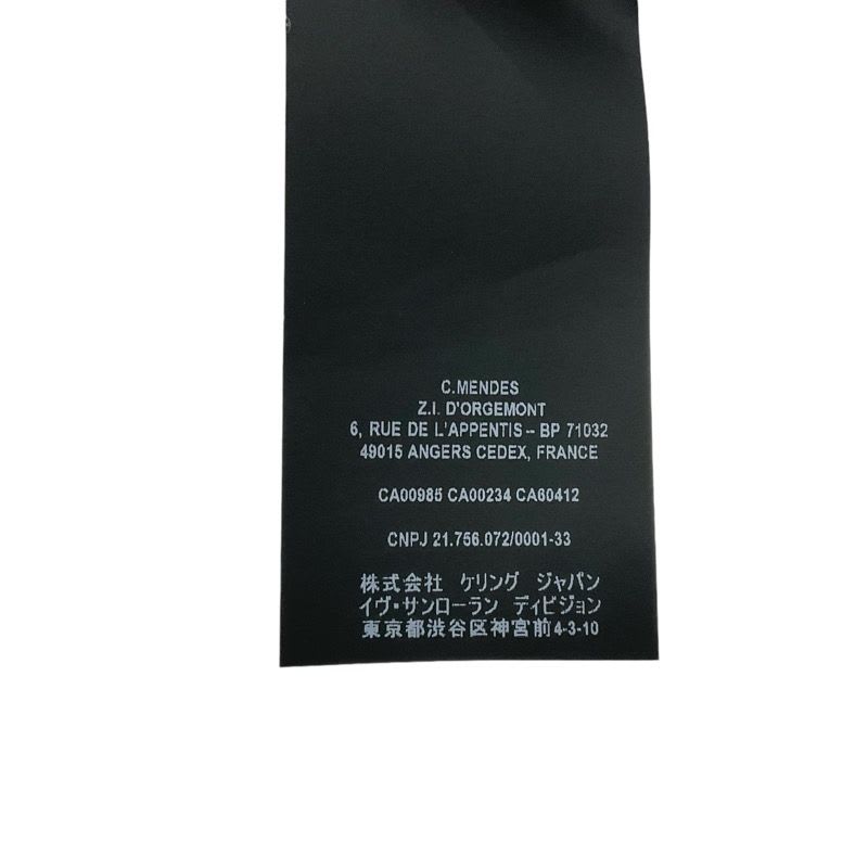 Saint Laurent Dress Rayon Black Mini Dots